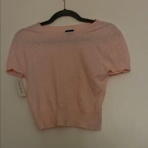 Pink Knitted Women's Top